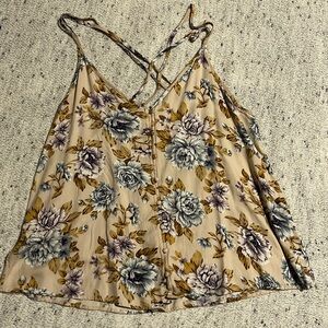 American Eagle floral tank top